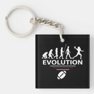 Football evolution key ring