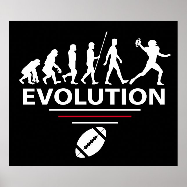 Football evolution poster (Front)