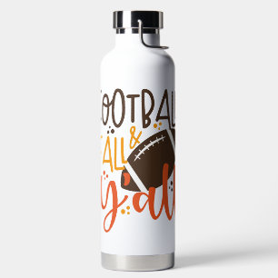 Football Fall & Y'all Water Bottle