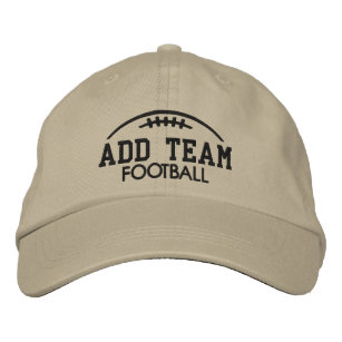 Football Fan Gear - Add Your Team Name Embroidered Embroidered Hat