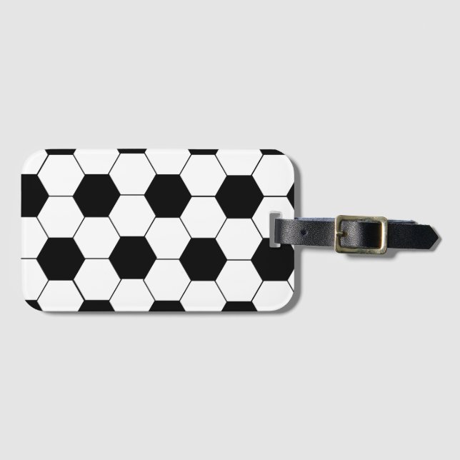 Football Fan Luggage Tag (Front Horizontal)