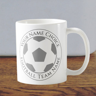 Football Fan Name & Football Club Coffee Mug