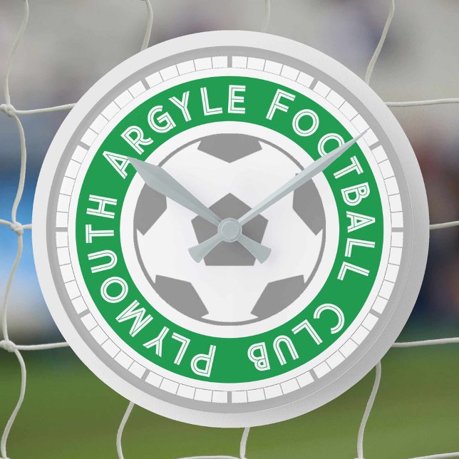 Football Fan or Football Supporter. Football Club Round Clock (Creator Uploaded)