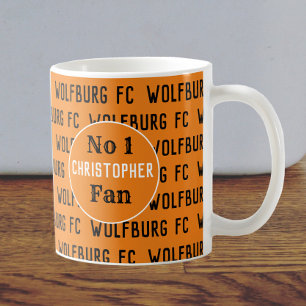 Football Fan or Football Supporter Gold & Black Coffee Mug