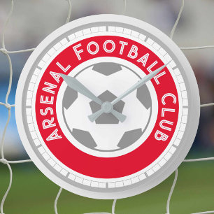 Football Fan or Football Supporter Round Clock