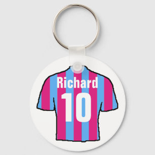 Football Fan Shirt to Personalise. Key Ring