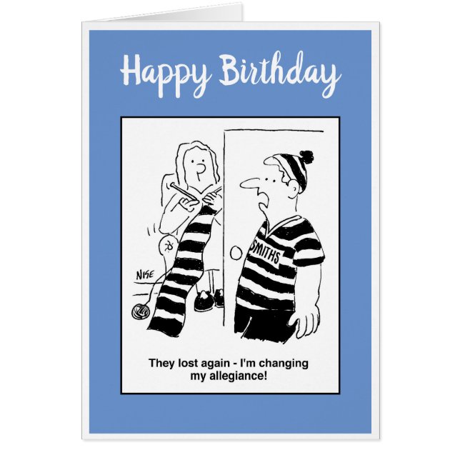 Football Fan Wants to Change his Allegiance (Front)