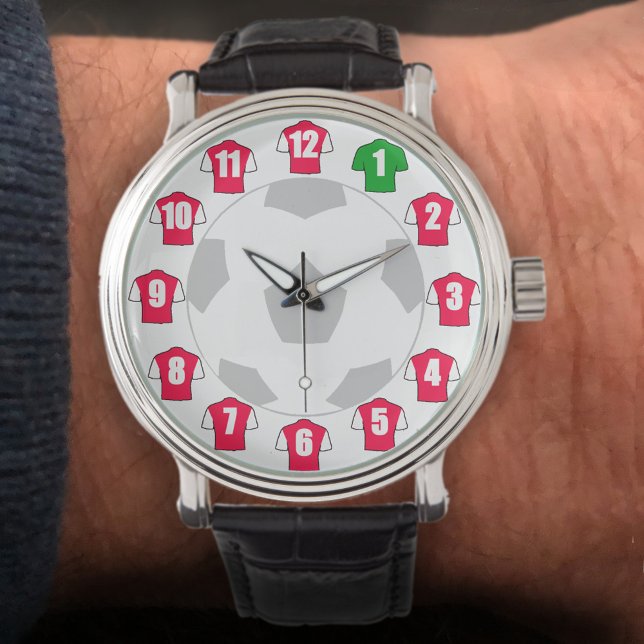Football Fan Watch - with Red & White Shirts (Creator Uploaded)
