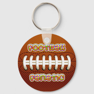 FOOTBALL FANATIC KEY RING