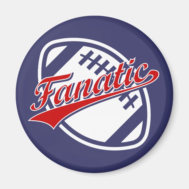 Football Fanatic Magnet (Front)