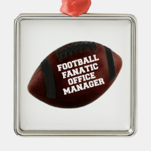 Football Fanatic Office Manager Metal Tree Decoration