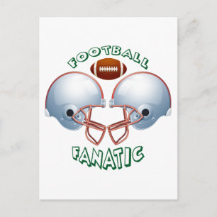 FOOTBALL FANATIC POSTCARD
