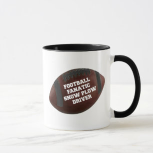 Football Fanatic Snow Plough Driver Mug