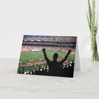 Football Fans Greeting Card