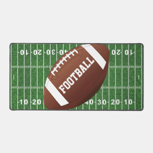 Football Field and Ball Design Desk Mat