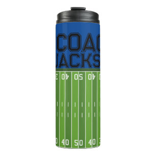 Football Field Coach personalised Thermal Tumbler