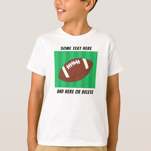 Football Field Custom T-Shirt (Front)