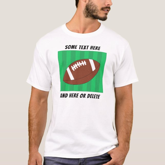 Football Field Custom T-Shirt (Front)