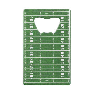 Football Field Design Bottle Opener