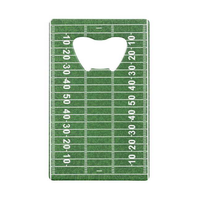Football Field Design Bottle Opener (Front)