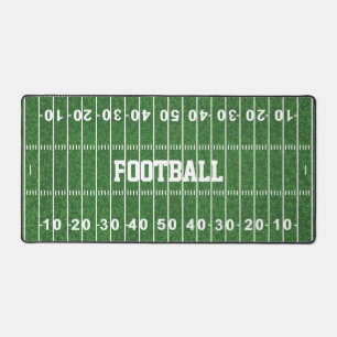 Football Field Design Desk Mat