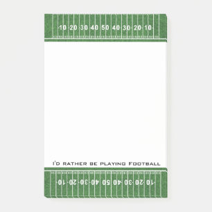Football Field Design Post-it Notes