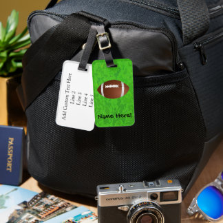 Football Field Junior Varsity Luggage Tag