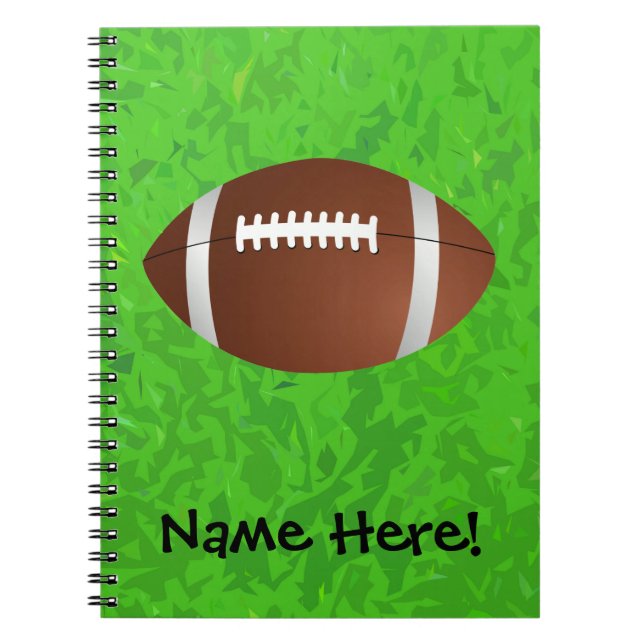 Football Field Junior Varsity Notebook (Front)