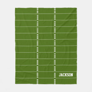 Football Field Kids Fleece Blanket