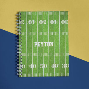 Football Field Personalised Notebook