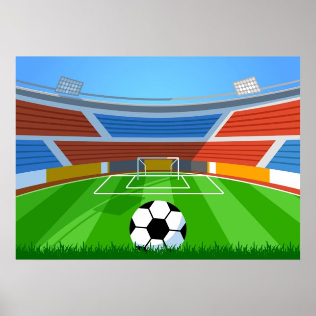 Football Field Poster (Front)