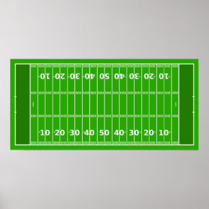 Football Field Poster