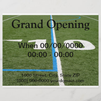Football Field Ten Flyer