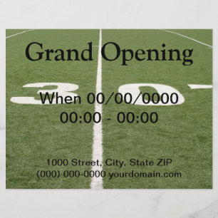 Football Field Thirty Flyer