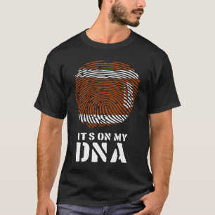 Football Fingerprint  It's On My DNA T-Shirt
