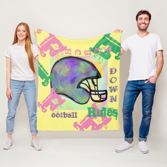 FOOTBALL FLEECE BLANKET (In Situ)