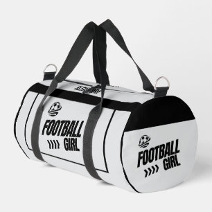 Football, Football Player Girl, Team, Gift   Duffle Bag