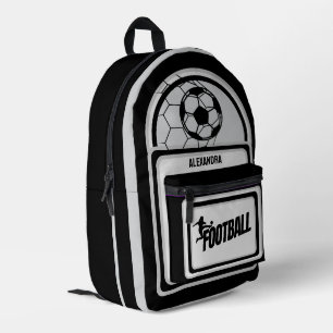 Football, Football Player Girl, Team, Gift Duffle Printed Backpack