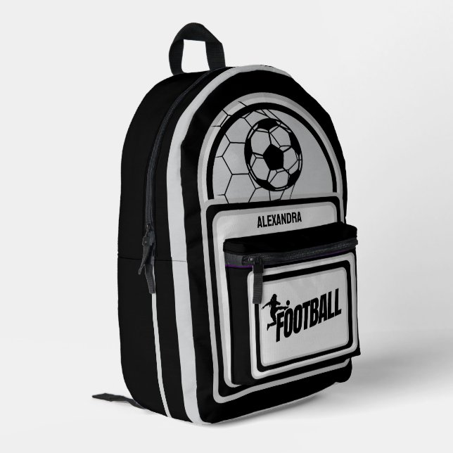 Football, Football Player Girl, Team, Gift  Duffle Printed Backpack (Back Corner Left)