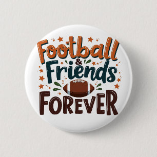 Football Friends Forever Fantasy Football Season 6 Cm Round Badge