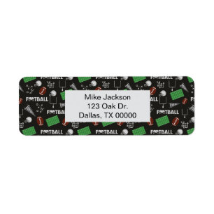 Football Fun on Black