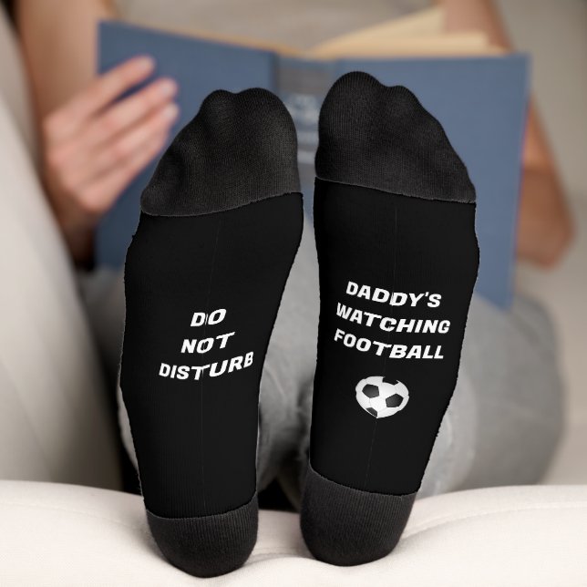 Football & Fun Text  Socks (Bottom)