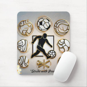 "Football Fusion Art" Mouse Mat