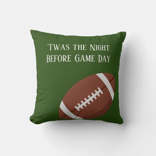 Football Game Day Cushion (Front)
