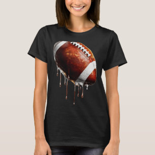 Football Game Day Drip Graphic  T-Shirt