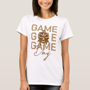 Football Game Day School Modern T-Shirt