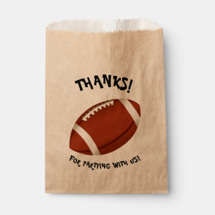 Football Game Day Super Sports Fan PERSONALIZE Favour Bags