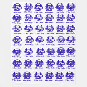 Football Game Day Throw Blanket