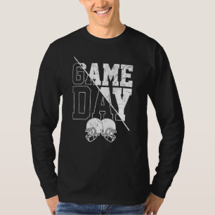 Football Game Day Vibes Funny Sayings Men Women Ki T-Shirt