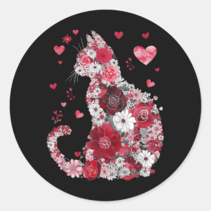 Football Game Day Womens Leopard Cheetah Game Day  Classic Round Sticker